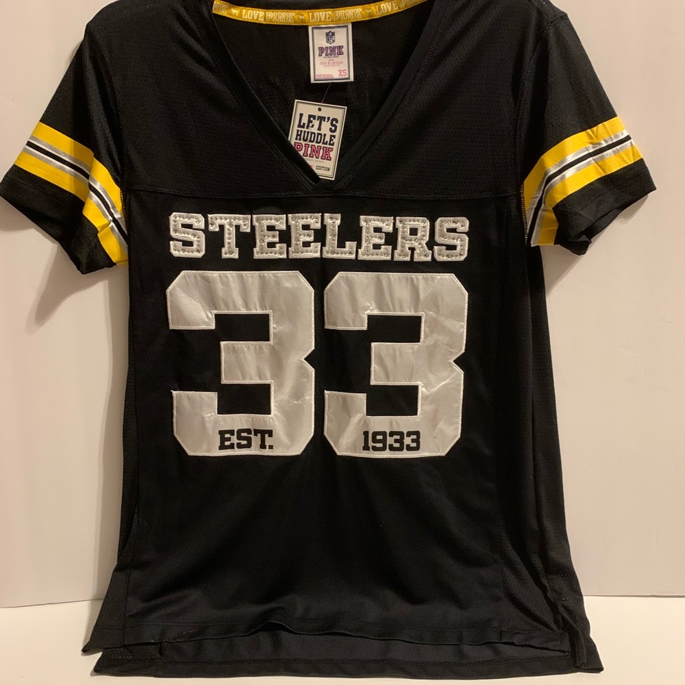 Victoria’s Secret Pink Pittsburgh Steelers Jersey Shirt
